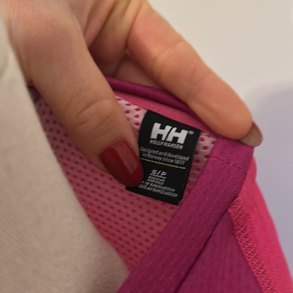 Helly Hansen layer long sleeve sz S pink and white - Picture 6 of 6